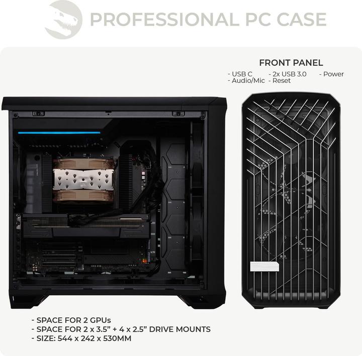 Produktbild Sedatech Workstation - UC0W927I1I1HF (2000 GB, 256 GB)