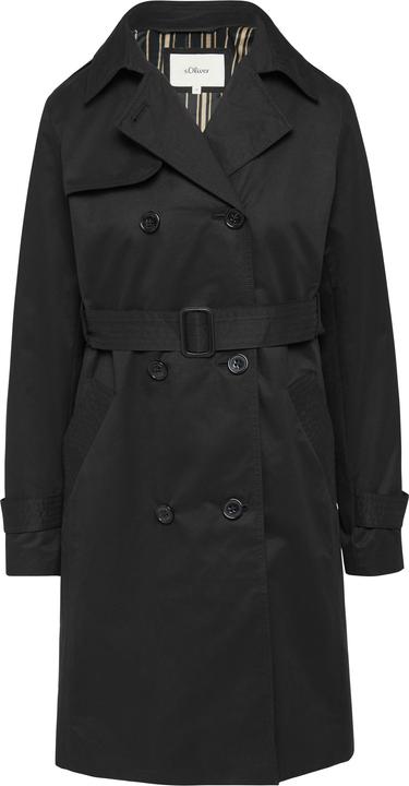 Actual product image S.Oliver Outdoor-Mantel Trenchcoat mit Streifen-Futter