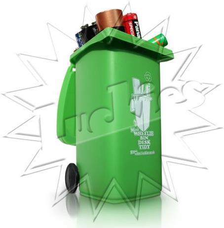 Actual product image Luckies Pen holder trash can