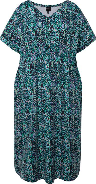 Immagine prodotto Ulla Popken Abito midi dal taglio oversize in jersey con scollo a V e mezze maniche (50, 52)