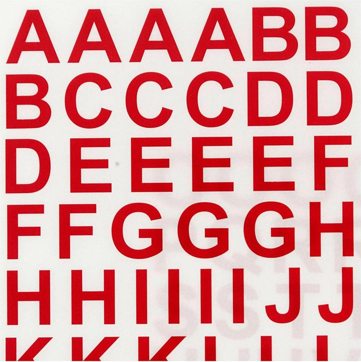 Produktbild Creativ Company Rub-on Buchstaben & Zahlen