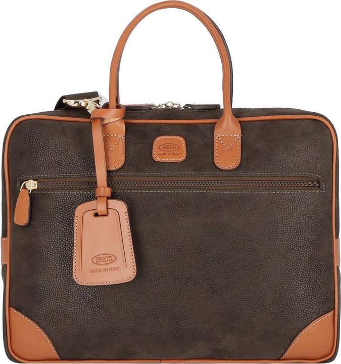Actual product image Brics Life briefcase 38 cm laptop compartment