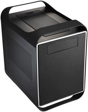 Actual product image BitFenix Prodigy mesh front panel - black/silver