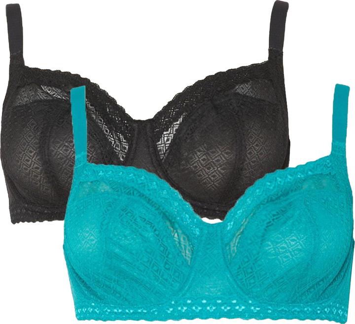 Actual product image Universal Textiles Bra unpadded (2-pack) (pack of 2, 70 E)