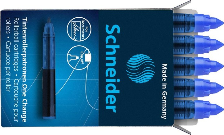 Produktbild Schneider Rollerpatrone (Tintenfass, Blau, 0.60 mm)