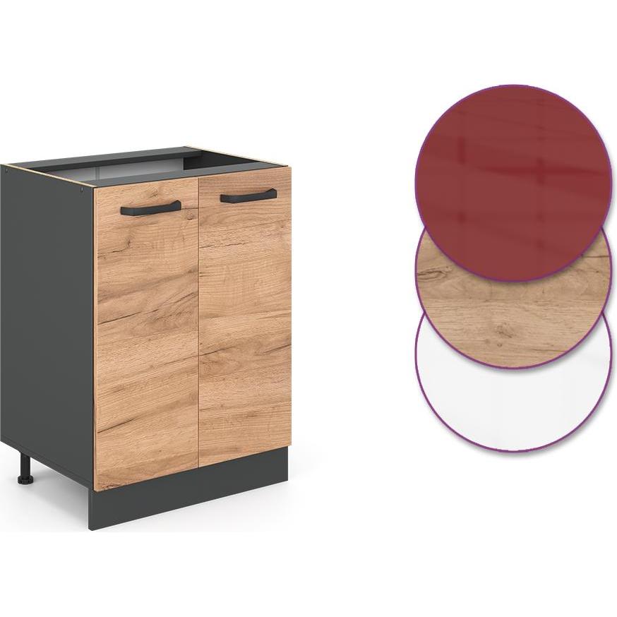 Vicco, Regal, Küchenunterschrank R-Line (60 x 46 x 81.5 cm)