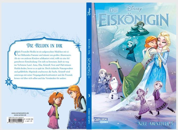 Actual product image Disney The Ice Queen - New Adventures: The Heroine in You (Joe Caramagna, Walt Disney, German)