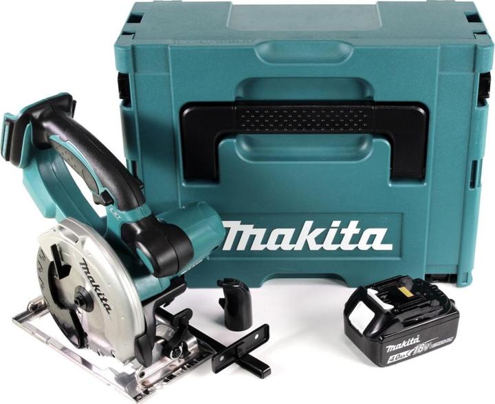 Produktbild Makita DSS 501 M1J 18V 136 mm Li-ion Akku Handkreissäge im Makpac + 1x 4,0 Ah Akku - ohne Lader