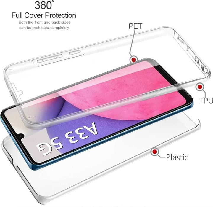 Produktbild Screenguard 360° Screen & Body Protector Samsung Galaxy A33 5G Hülle mit Folie (Samsung Galaxy A33 5G)