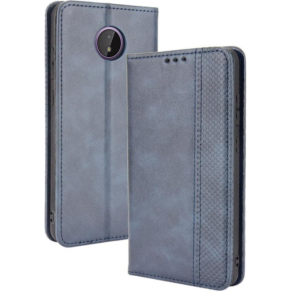 Thumbnail - Cover-Discount Nokia C20 - Stand Flip Case Hülle blau (Nokia C20), Smartphone Hülle, Blau