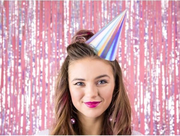 Produktbild Partydeco Party hats, iridescent, 16cm (1 pkt / 6 pc.) (6 Stk.)