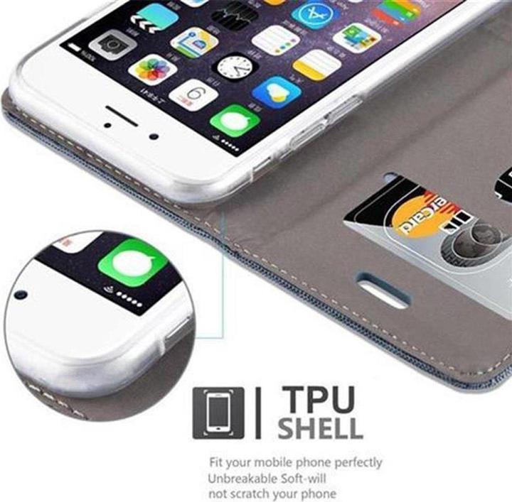 Actual product image Cadorabo Book Jeans Optics Cover (Apple iPhone 6)
