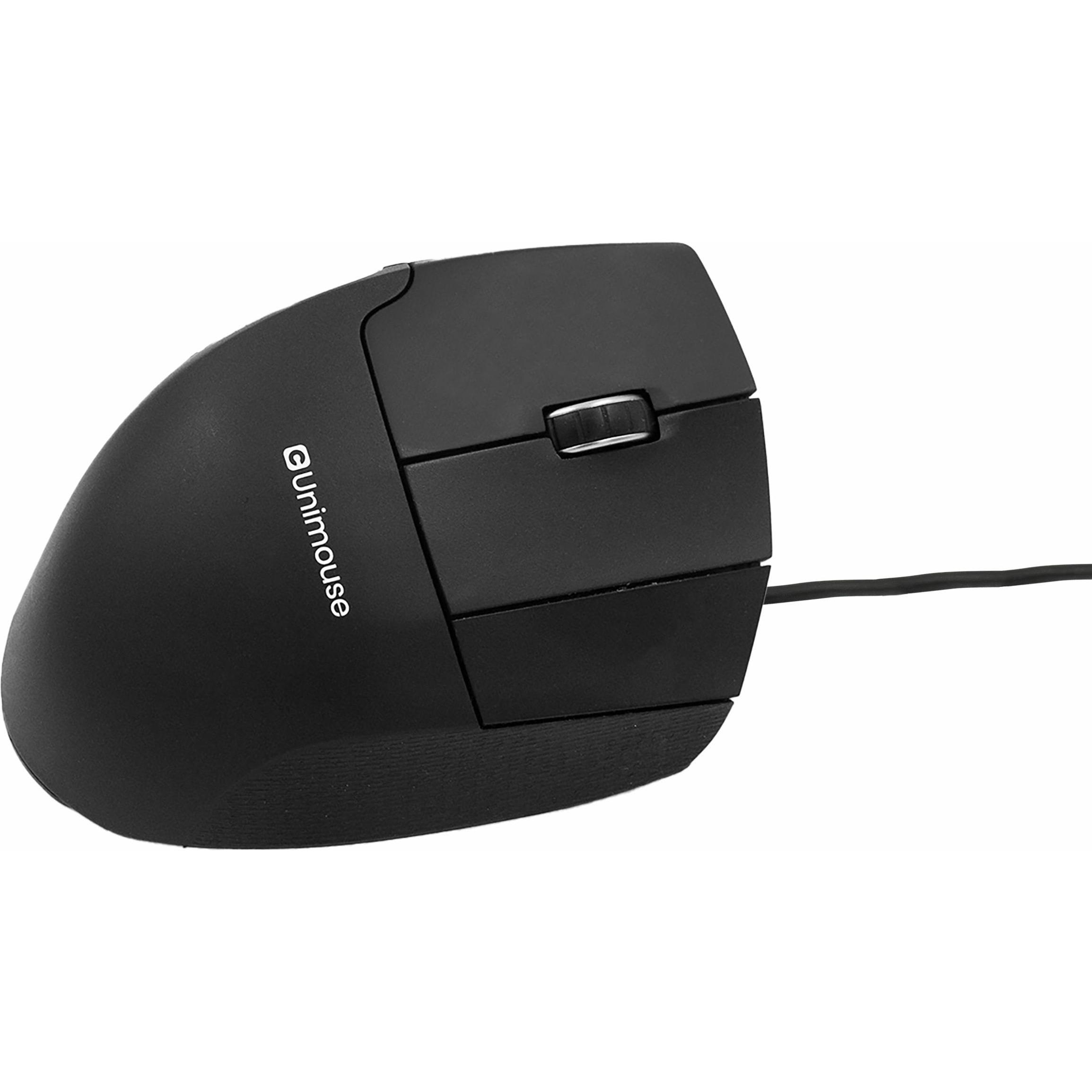 Contour UniMouse wired Bluetooth rechtshänder (Kabelgebunden), Maus, Schwarz