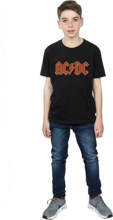 Immagine prodotto AC/DC T-shirt da bambino in cotone con logo (140, 146)