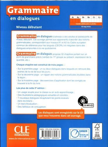 Actual product image Grammaire en dialogues : niveau A1-A2 (French, Miquel Claire, 2018)