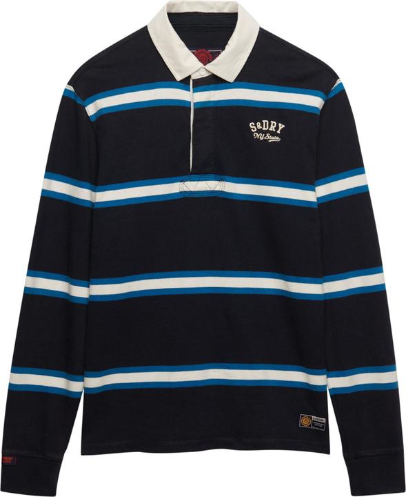 Marineblau gestreift