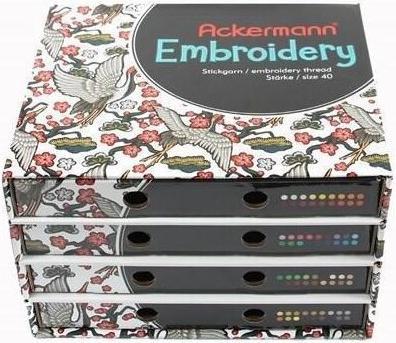 Produktbild Stickgarn-Box mit 72 Farben (260 m)