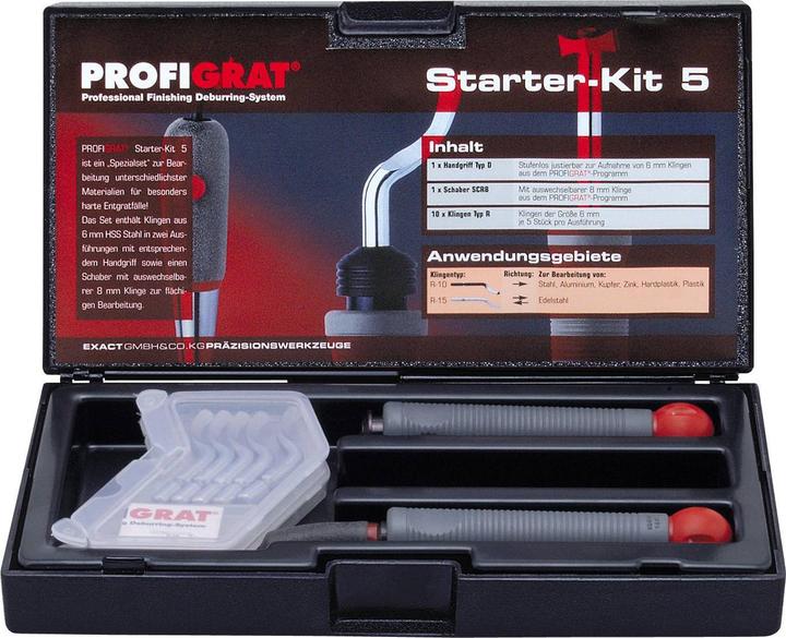 Actual product image Exact Starter Kit5-Handgr. R+Scab. SCR8+blades type R