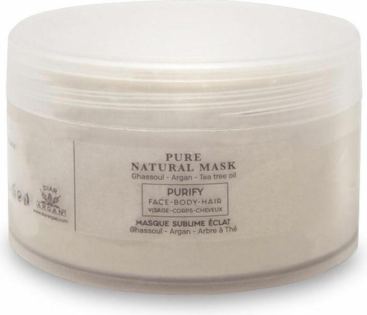 Actual product image Diar Argan Natural Face Mask with Pure Argan Oil and Ghassoul - 200 ml (200 ml)