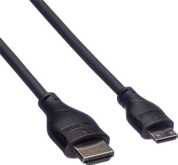 Produktbild Roline mini HDMI (Typ C) — HDMI (Typ A) (2 m, HDMI, 2.0)