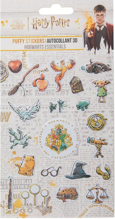 Cinereplicas Harry Potter Autocollanti Puffy Hogwarts Essentials