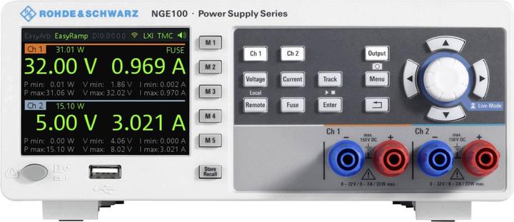 Produktbild Rohde & Schwarz NGE102B Power, Supply 2-channel, 0 to 32