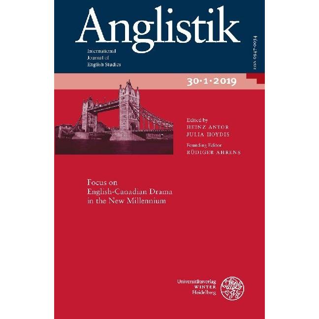 Anglistik. International Journal of English Studies. Volume 30.1 (2019), Fachbücher von Julia Hoydis, Heinz Antor, Alber...