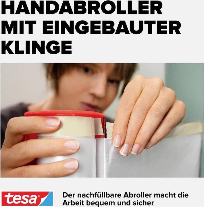 Produktbild tesa EASY COVER Malerfolie ECONOMY inkl. Spender