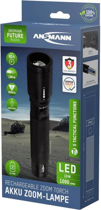 Produktbild Ansmann Taschenlampe Future (16.80 cm, 400 lm)