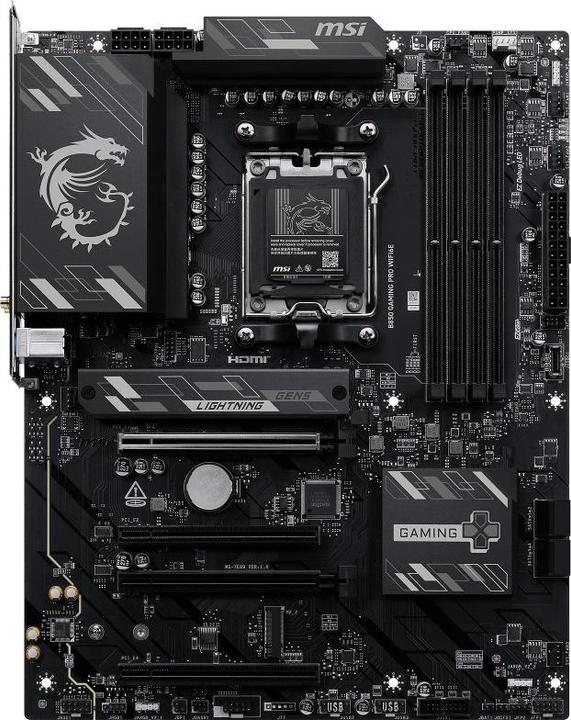 Immagine prodotto MSI B850 GAMING PRO WIFI6E (AM5, AMD B850, ATX)