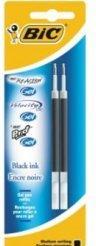 Produktbild Bic Gel Roller Refill schwarz (2x)