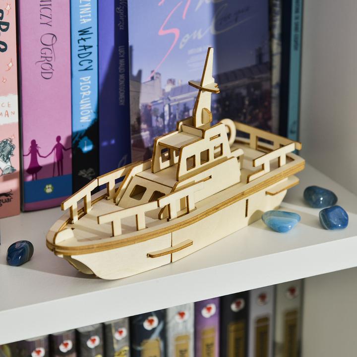 Productafbeelding Little Story Houten Puzzel Model 3D - Boot