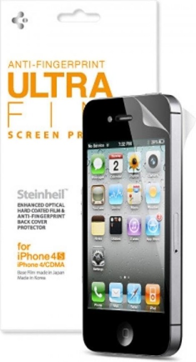 Immagine prodotto Spigen Steinheil iPhone 4 / 4S SGP Pellicola protettiva ultra fine anti-impronte digitali (1 Pezzo/i, Apple iPhone 4)