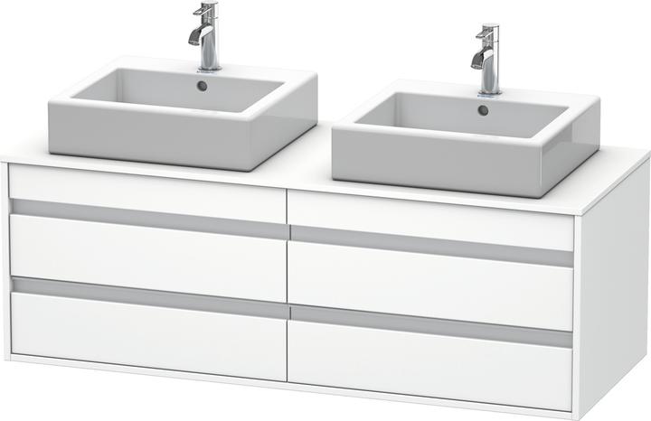 Duravit Waschtischunterbau KETHO 550x1400x496mm weiss matt