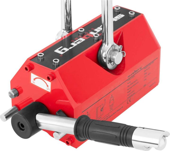 Produktbild Steinberg HubMagnet 600 Kg 0 6 T HebeMagnet Lasthebemagnet Neodym Magnet Kran Kranmagnet (1x)