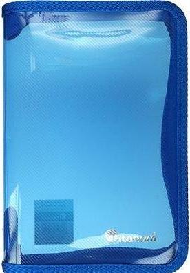 Titanum A5-Ordner mit Reissverschluss, blau (A5)