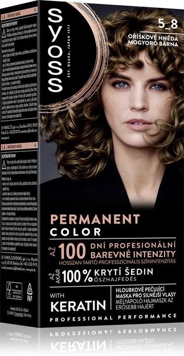 Immagine prodotto Syoss Colorazione permanente dalle prestazioni professionali (5-8 Nocciola)