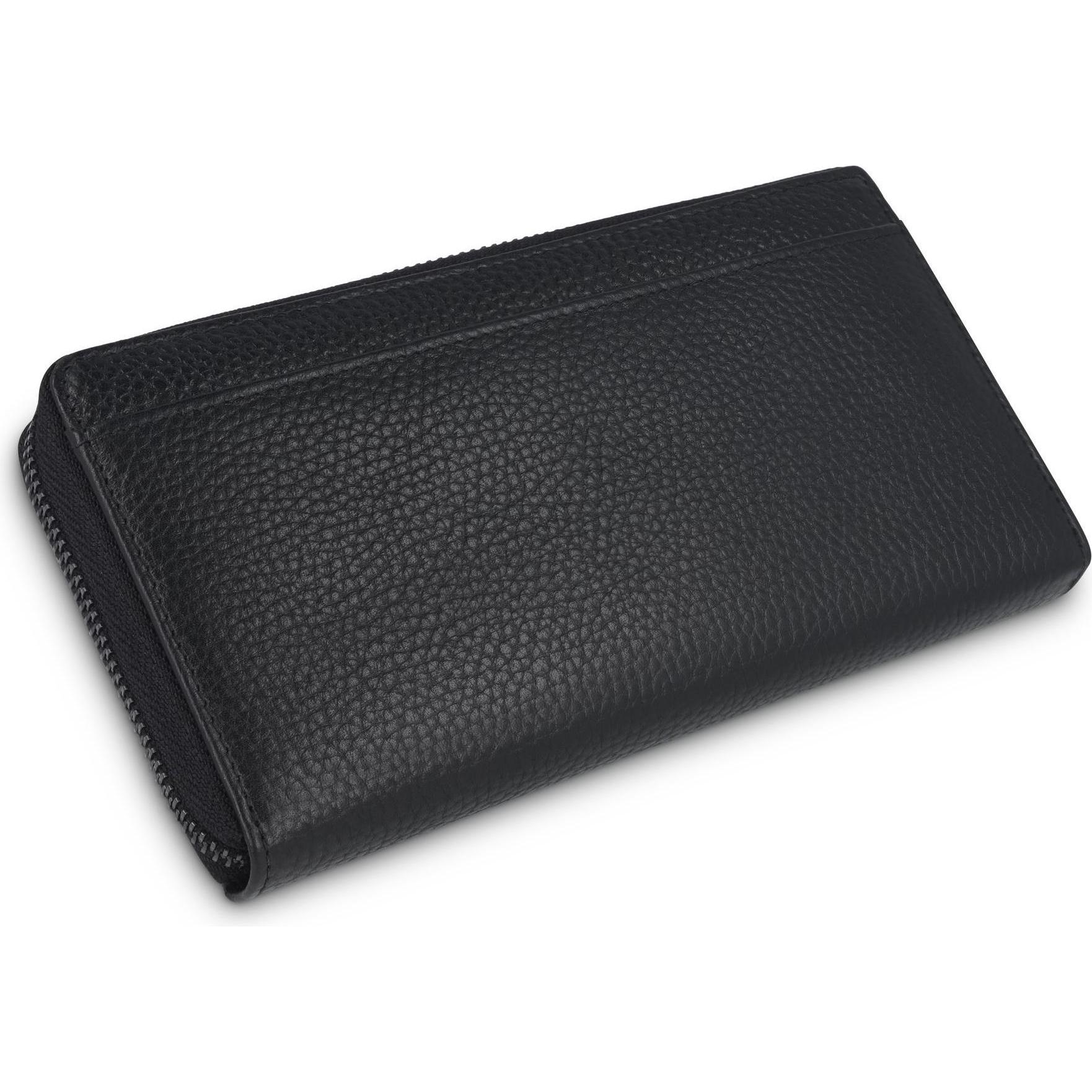 Thumbnail - Police, Damen, Portemonnaie, Geldbörse Leder 19 cm, Schwarz