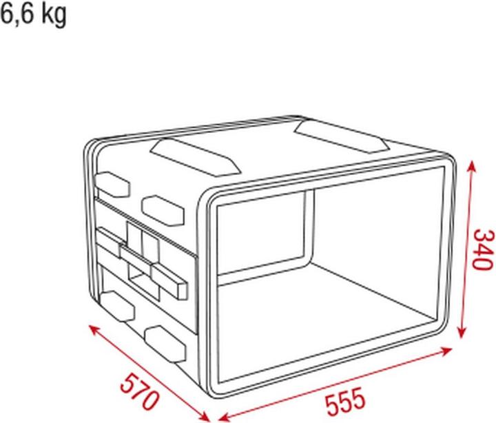 Produktbild DAP-Audio Rca-Dd6abs (19" Case)
