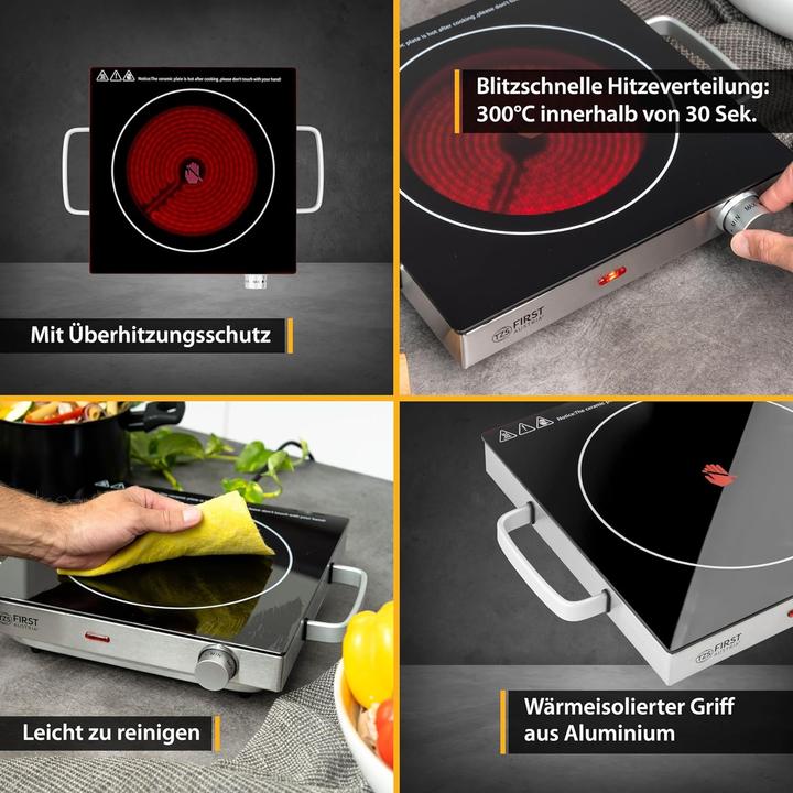 Actual product image TZS First Austria Infrared hotplate