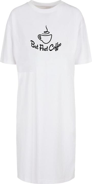 Produktbild Merchcode Ladies But First Coffee Oversized Slit Tee Dress - 118899 (4XL)