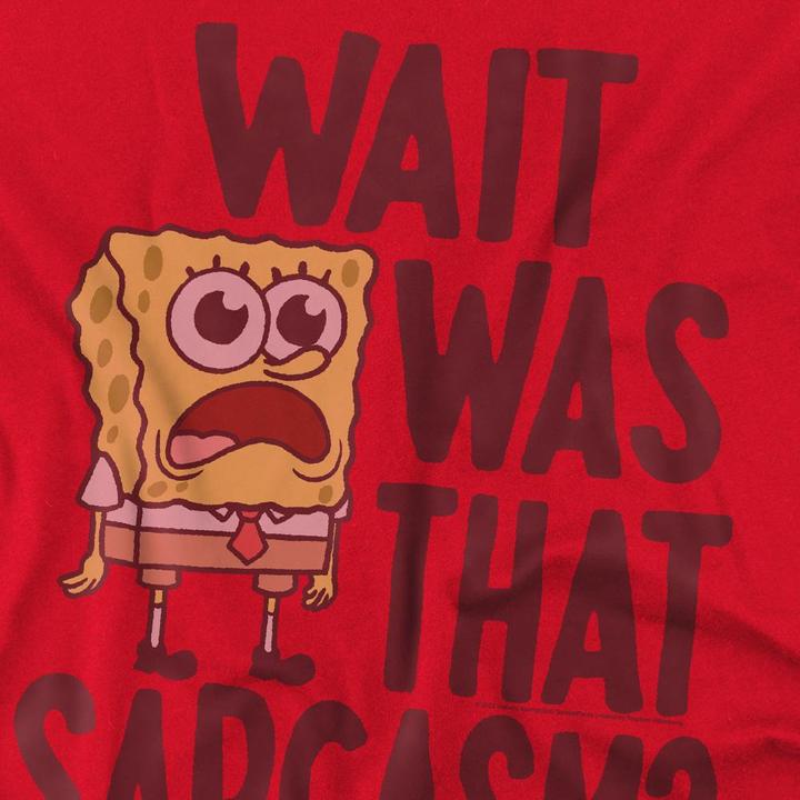 Immagine prodotto Spongebob Squarepants Sarcasm Maglietta Uomo (4XL)