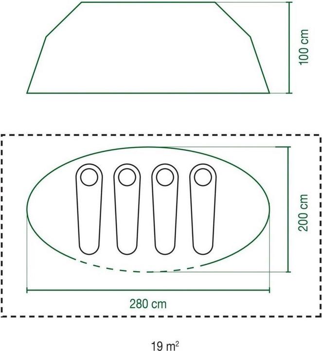 Immagine prodotto Coleman Galiano 4 (Tenda a tunnel, 3.30 kg, 4 persone)