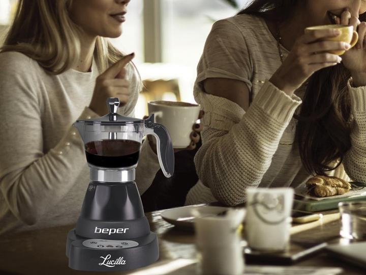 Produktbild Beper BC.041N- elektrische espressomachine- 3 koffiekopjes