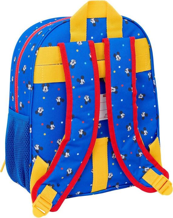 Actual product image Mickey Mouse Club House Mickey Mouse Clubhouse Schulrucksack Good Day Blau 28 X 34 X 10 Cm