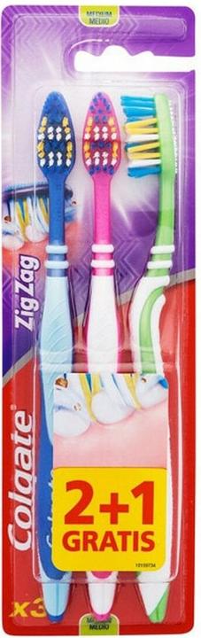 Actual product image Colgate Cepillo D Zig Zag 2 1 (Medium, 3 x)