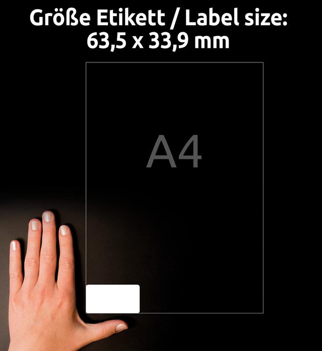 Actual product image Avery Peelable labels