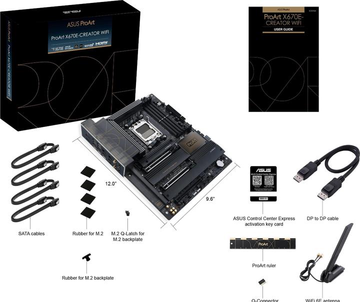 Immagine prodotto ASUS ProArt X670E-Creator Wifi (AM5, AMD X670E, ATX)