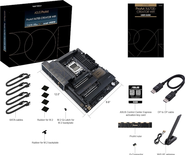 Produktbild ASUS ProArt X670E-Creator Wifi (AM5, AMD X670E, ATX)