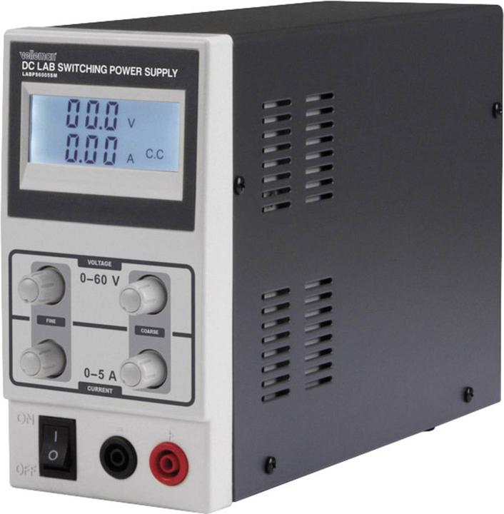 Actual product image Velleman LABPS6005SM Laboratory power supply unit